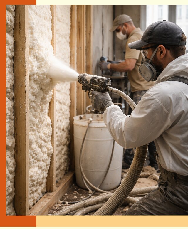 Утепление пеноизолом жилых и коммерческих объектов в Мценске